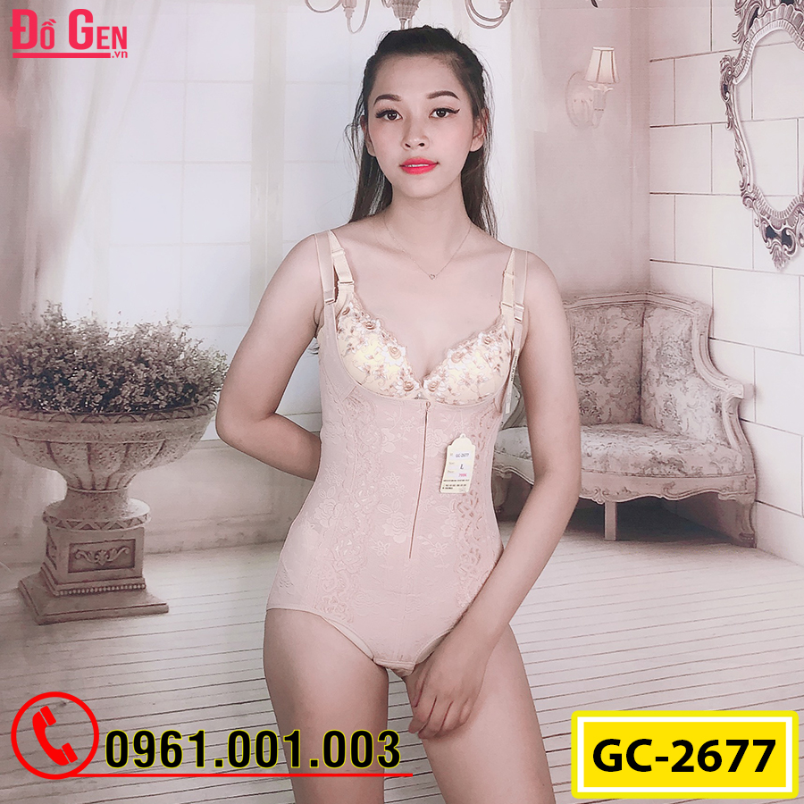 Bộ Đồ Lót Gen Định Hình - Gen Nịt Bụng Thu Gọn Vòng Eo (Cod: GC-2677)