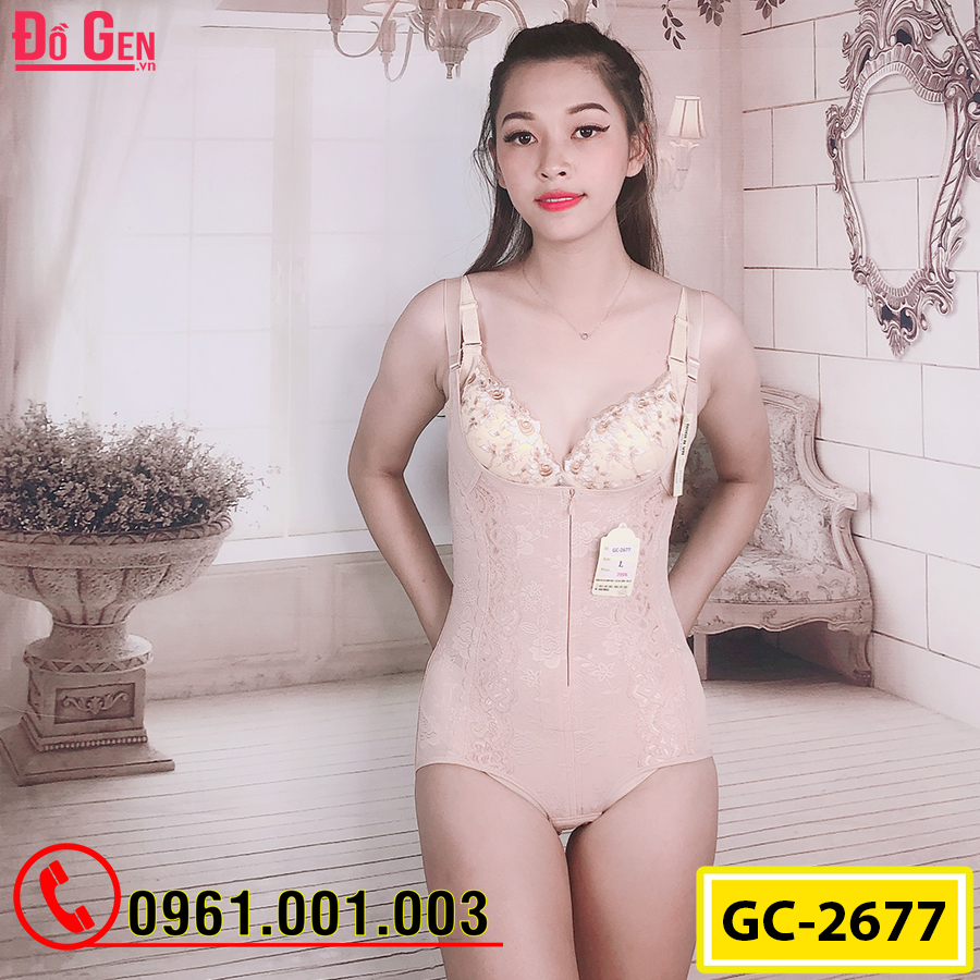 Bộ Đồ Lót Gen Định Hình - Gen Nịt Bụng Thu Gọn Vòng Eo (Cod: GC-2677)