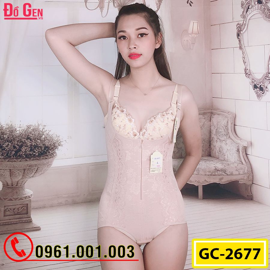 Bộ Đồ Lót Gen Định Hình - Gen Nịt Bụng Thu Gọn Vòng Eo (Cod: GC-2677)