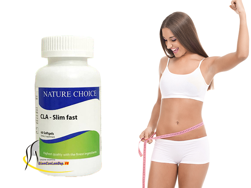 CLA Slim Fast Nature Choice - Viên uống giảm cân 60 viên chính hãng của Mỹ