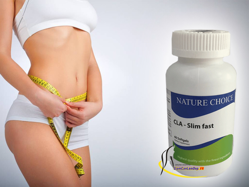 CLA Slim Fast Nature Choice - Viên uống giảm cân 60 viên chính hãng của Mỹ