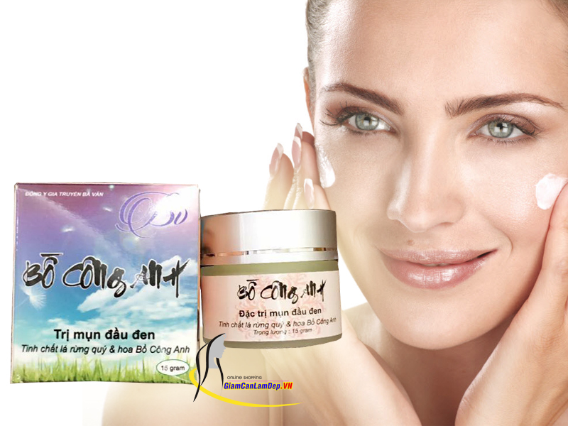 Kem Đặc Trị Mụn Đầu Đen Bồ Công Anh - Đông Y Bà Vân