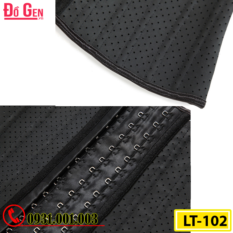 Gen Nịt Bụng Cao Cấp Cao Su Non Latex 25 Xương Thép 25cm Thon Eo Phẳng Bụng(Cod: LT-102)