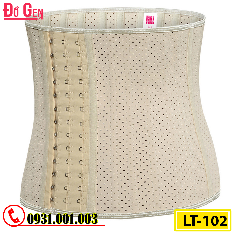 Gen Nịt Bụng Cao Cấp Cao Su Non Latex 25 Xương Thép 25cm Thon Eo Phẳng Bụng(Cod: LT-102)