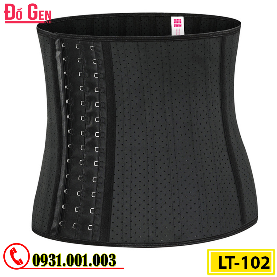 Gen Nịt Bụng Cao Cấp Cao Su Non Latex 25 Xương Thép 25cm Thon Eo Phẳng Bụng(Cod: LT-102)