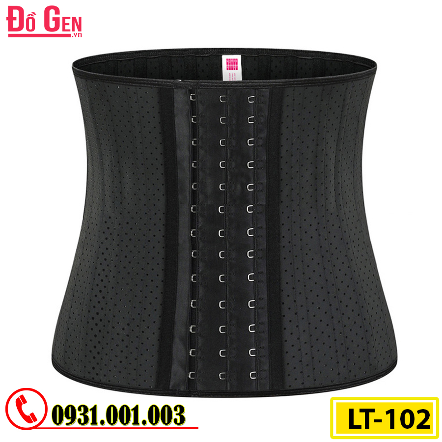 Gen Nịt Bụng Cao Cấp Cao Su Non Latex 25 Xương Thép 25cm Thon Eo Phẳng Bụng(Cod: LT-102)