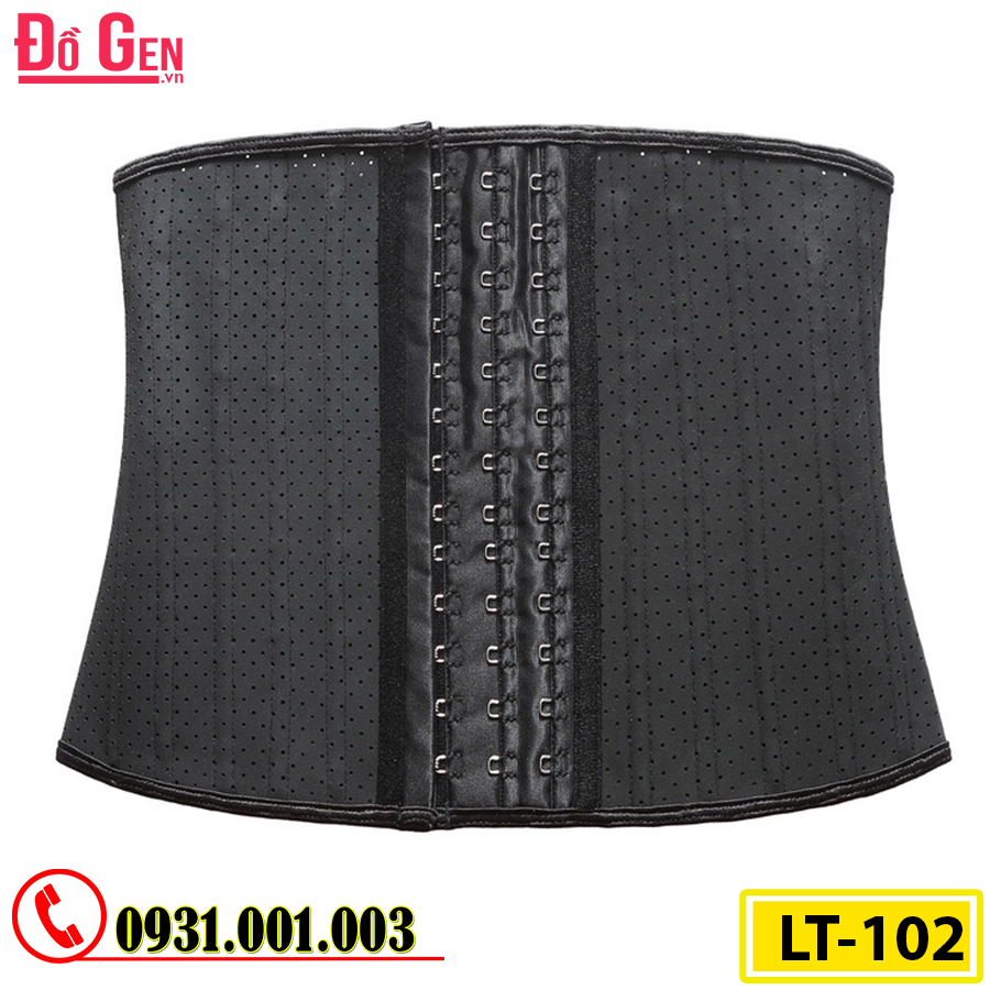 Gen Nịt Bụng Cao Cấp Cao Su Non Latex 25 Xương Thép 25cm Thon Eo Phẳng Bụng(Cod: LT-102)