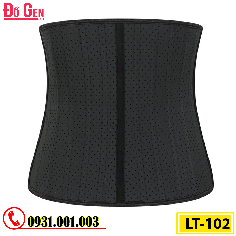 Gen Nịt Bụng Cao Cấp Cao Su Non Latex 25 Xương Thép 25cm Thon Eo Phẳng Bụng(Cod: LT-102)
