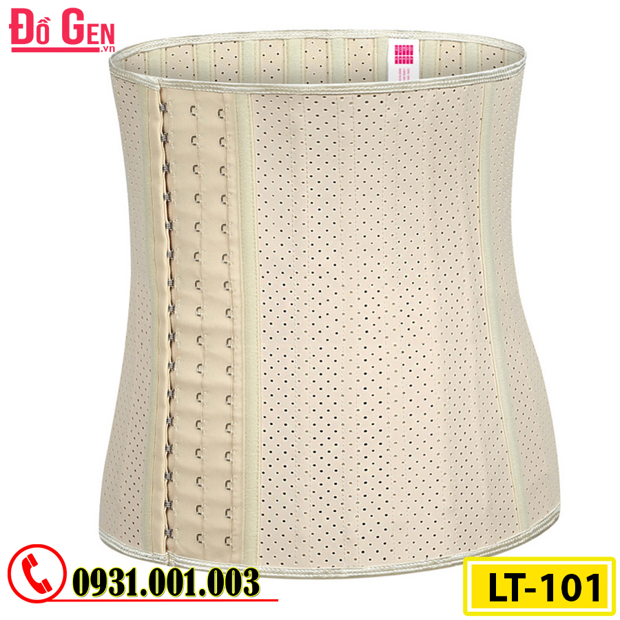 Gen Nịt Bụng Cao Su Non Latex 25 Xương Thép 30cm - Định Hình Mỡ Bụng Sau Sinh (Cod: LT-101)