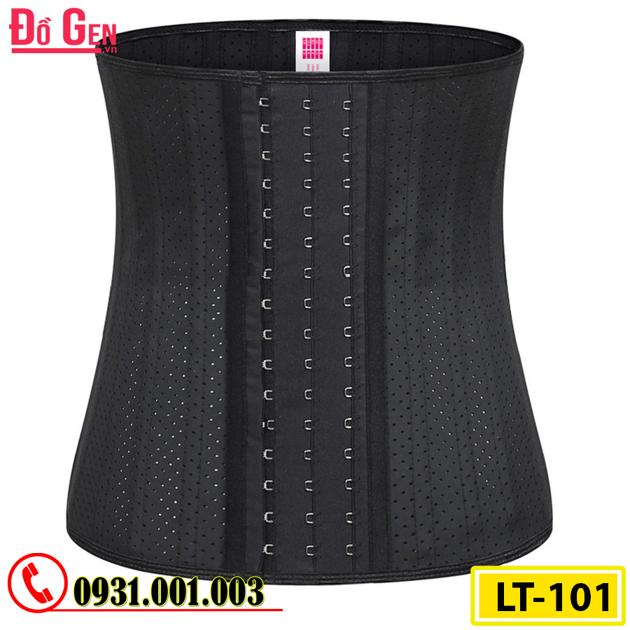Gen Nịt Bụng Cao Su Non Latex 25 Xương Thép 30cm - Định Hình Mỡ Bụng Sau Sinh (Cod: LT-101)