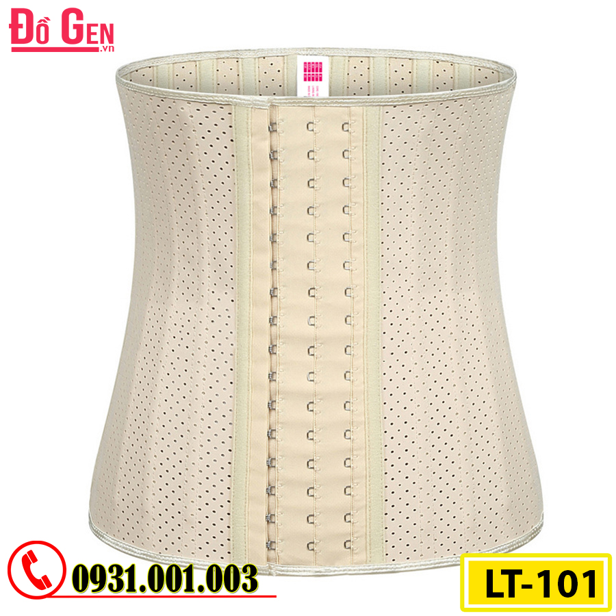 Gen Nịt Bụng Cao Su Non Latex 25 Xương Thép 30cm - Định Hình Mỡ Bụng Sau Sinh (Cod: LT-101)