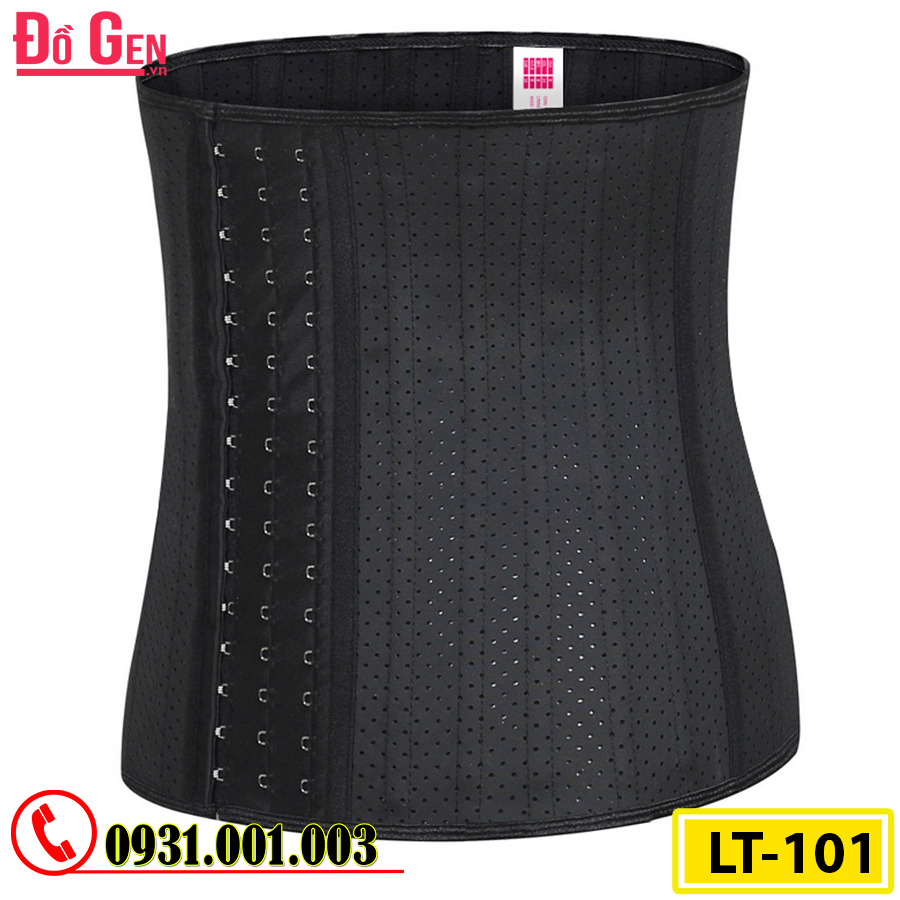 Gen Nịt Bụng Cao Su Non Latex 25 Xương Thép 30cm - Định Hình Mỡ Bụng Sau Sinh (Cod: LT-101)