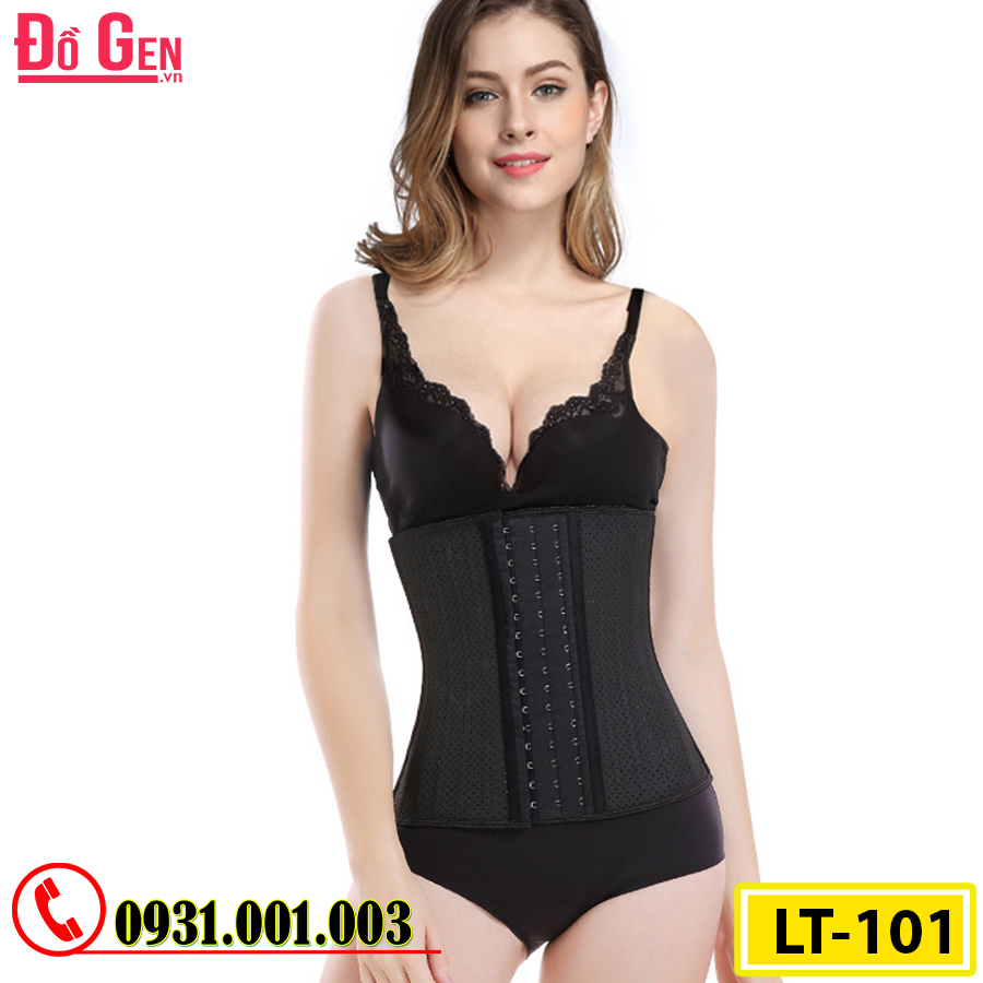 Gen Nịt Bụng Cao Su Non Latex 25 Xương Thép 30cm - Định Hình Mỡ Bụng Sau Sinh (Cod: LT-101)