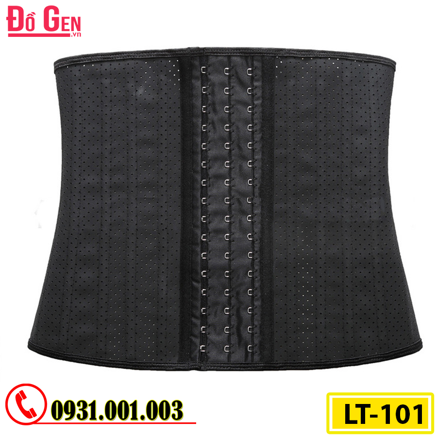 Gen Nịt Bụng Cao Su Non Latex 25 Xương Thép 30cm - Định Hình Mỡ Bụng Sau Sinh (Cod: LT-101)