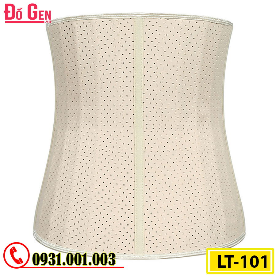 Gen Nịt Bụng Cao Su Non Latex 25 Xương Thép 30cm - Định Hình Mỡ Bụng Sau Sinh (Cod: LT-101)