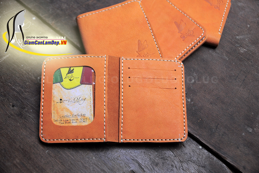 Ví Da Nam Kiểu Đứng Handmade Olug (Cod: 1075)