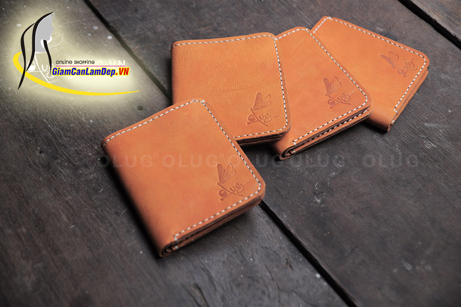 Ví Da Nam Kiểu Đứng Handmade Olug (Cod: 1075)