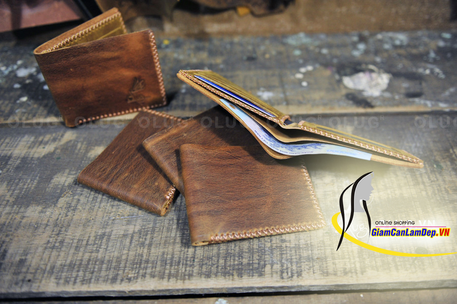 Ví Da Nam Handmade Olug - Ví Ngang Mã 1144