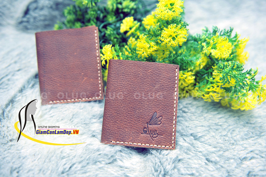 Ví da Nam Handmade Olug 1164 - Kiểu Đứng