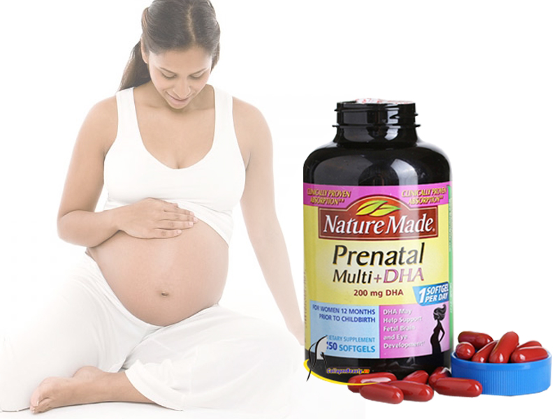 Prenatal Multi Dha 200mg Nature Made - Thuốc Bổ Dành Cho Bà Bầu & Đang Cho Con Bú