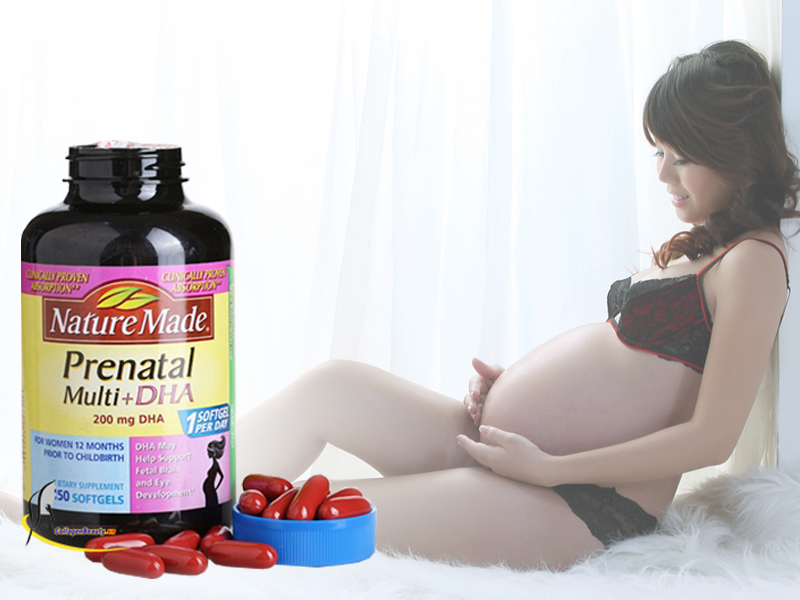 Prenatal Multi Dha 200mg Nature Made - Thuốc Bổ Dành Cho Bà Bầu & Đang Cho Con Bú
